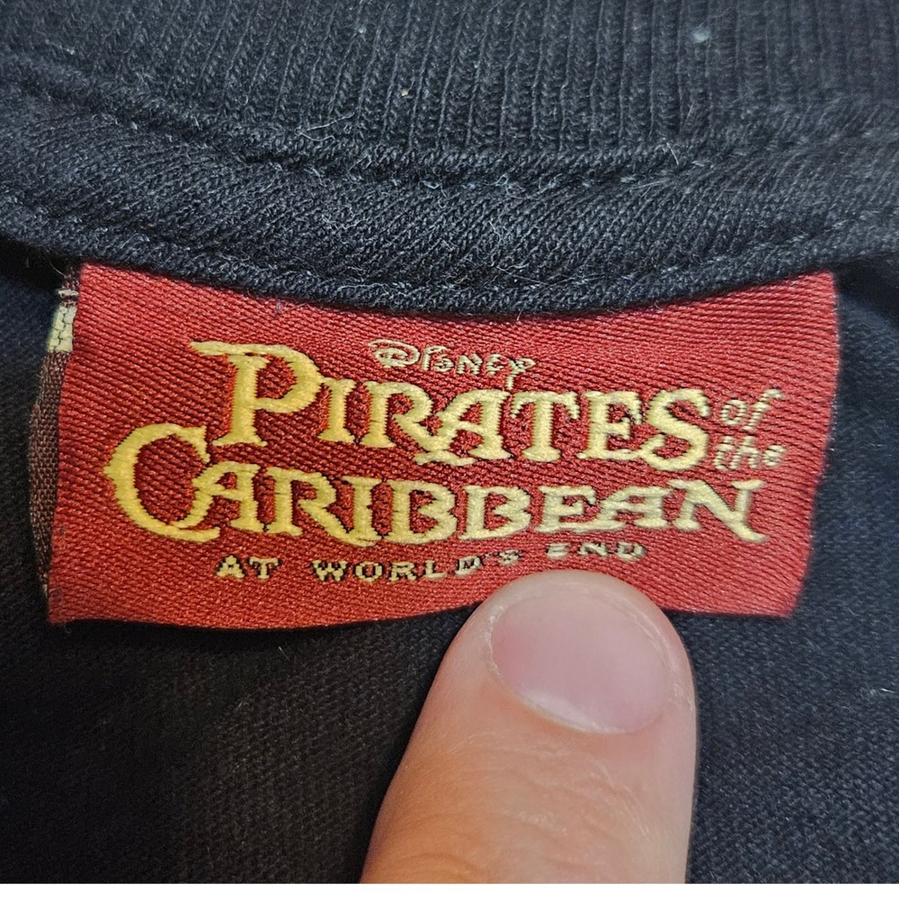 Pirates Of The Caribbean At‎ World's End Dragon Black Disney T-Shirt Size XL - Picture 4 of 7